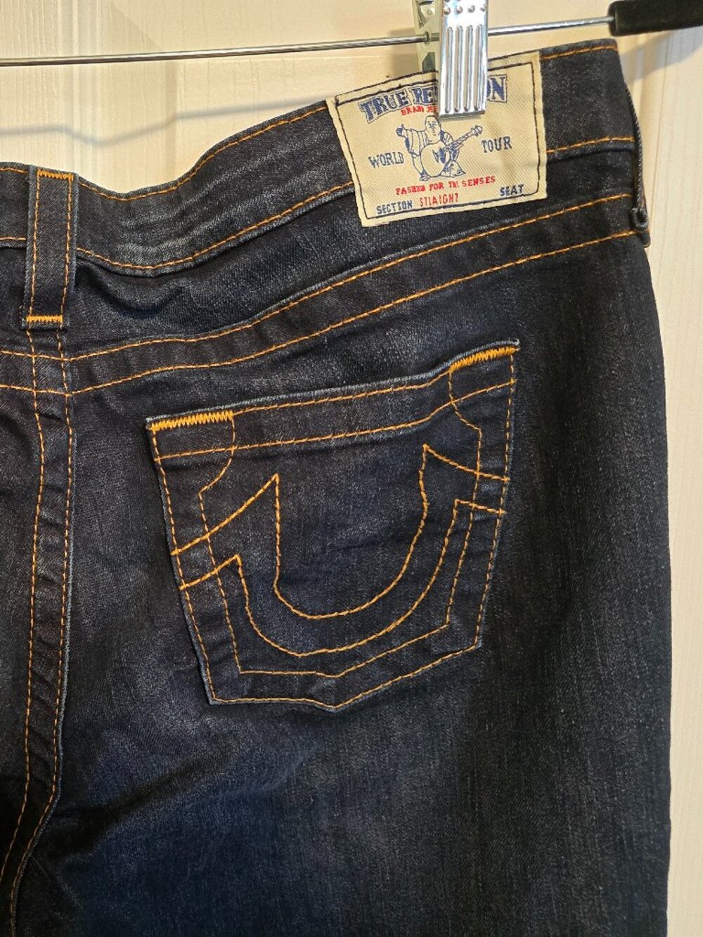 True Religion Dark Wash Bootcut Jeans - Size 32